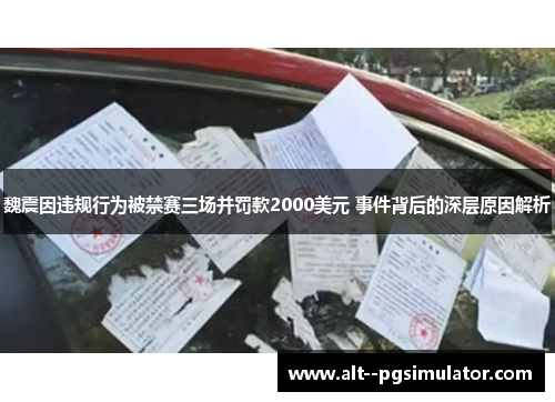 魏震因违规行为被禁赛三场并罚款2000美元 事件背后的深层原因解析 魏震因违规行为被禁赛三场并罚款2000美元 事件背后的深层原因解析